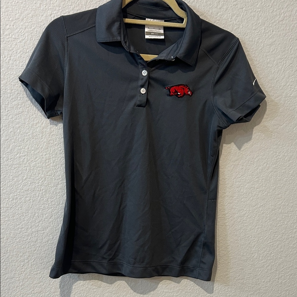 Nike Dri-FIT Gray‎ Shirt Arkansas Razorback